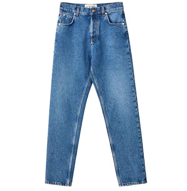 ORGANIC COTTON DENIM JEANS - LOEWE